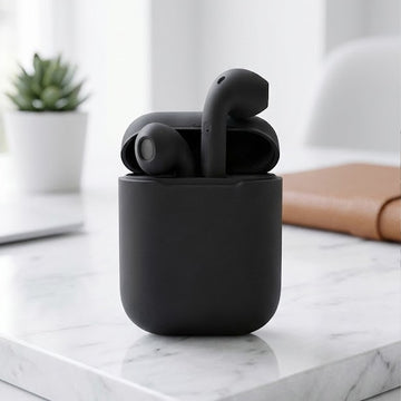 12 Double Wireless Bluetooth Earbuds – TWS In-Ear Headphones with Charging Case