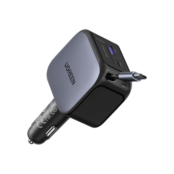 UGREEN Nexode 145W Car Charger USB-C PD 55910 – Ultra Fast Multi-Port Vehicle Charger