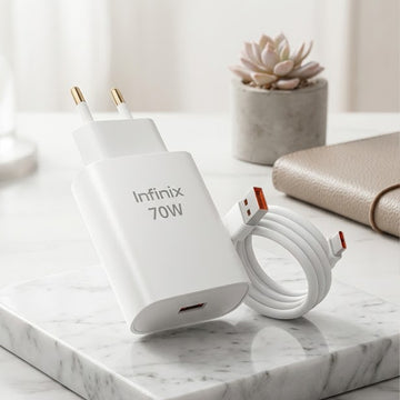 70W Fast Charger Type-C Power Adapter with Cable – Ultra Fast Charging Wall Charger