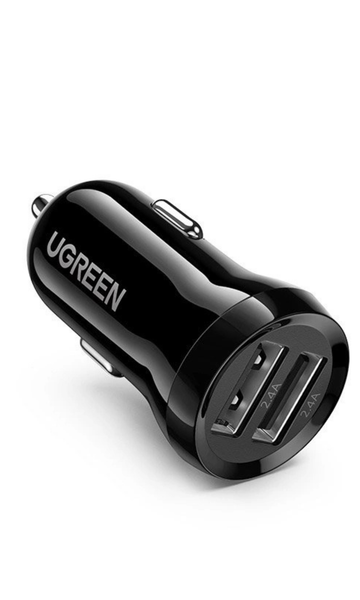 UGREEN 24W Dual USB Car Charger 50875 – Fast Charging Adapter for Vehicles